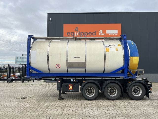 LAG 20FT ADR CHASSIS (EX/II, EX/III, FL, AT) + 20FT SB Tankcontainer 28.200L/1-comp.