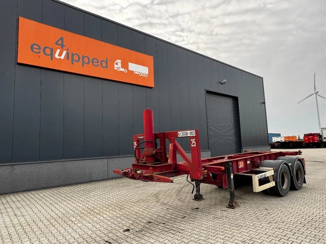 Van Hool 2 AXLE 20FT TIPPING-CHASSIS, TWIN-TIRES, BPW + DRUM