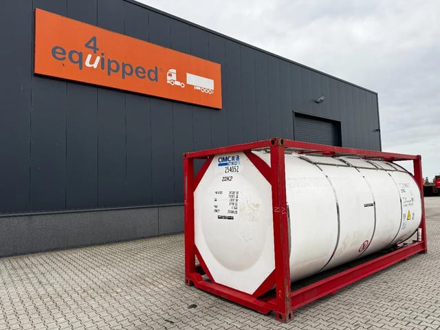 CIMC 20FT ISO, 25.080L / 1-COMP / 3 BAFFELS / T12 / 4 manholes / ADR valid until 02/2027