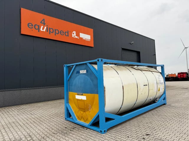 CIMC 20FT ISO / 25.010L / 1-COMP. / 22T6 / UN Portable / T11 / 5Y ADR- + CSC test: 02-2027