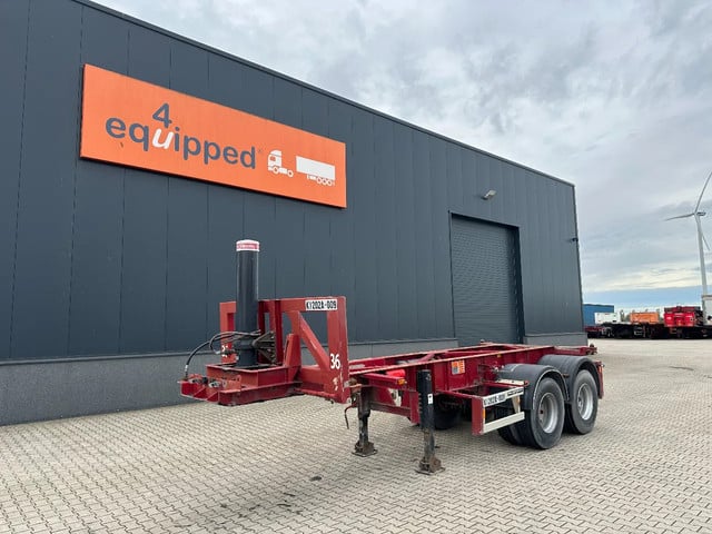 Van Hool 2 AXLE 20FT TIPPING-CHASSIS, TWIN-TIRES, BPW + DRUM, ALCOA